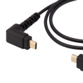 Cable masculino de ángulo de 90 grados micro HDMI